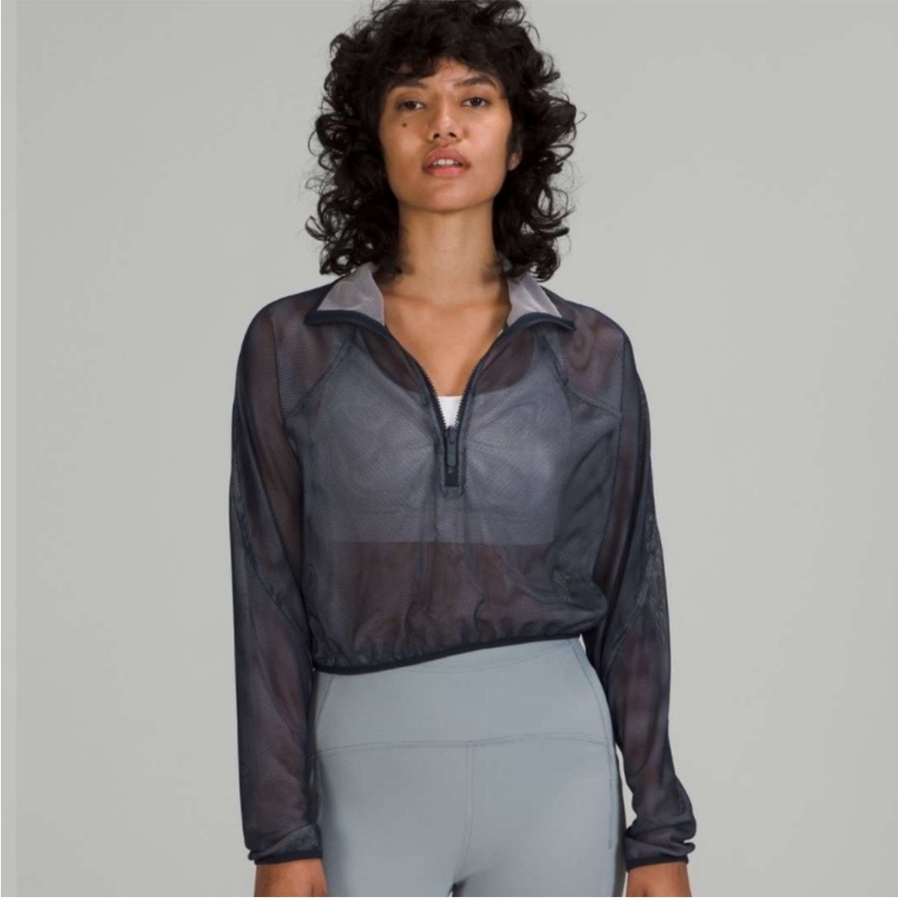 Lululemon Reversible Mesh 1/2 Zip - 10